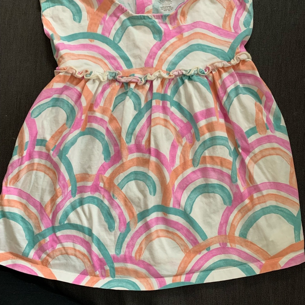 Tea Collection Pastel Swirl Baby Dress